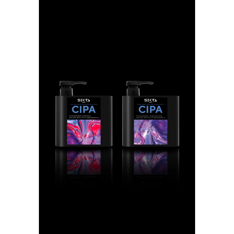 Hair Sekta Assist CIPA набор, нейтрализующий теплые оттенки (2 х 500 мл)
