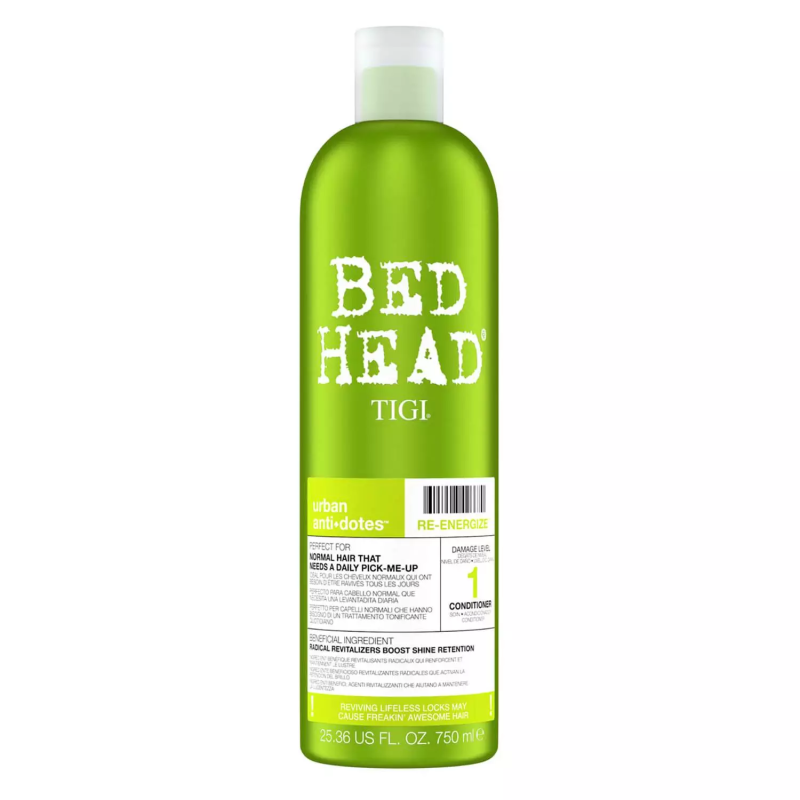 Tigi Bed Head Urban Anti+dotes Re-Energize Кондиционер для нормальных волос Уровень 1, 750 мл