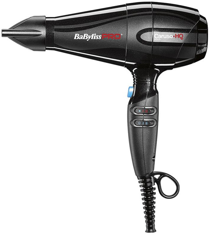 Фен BaByliss Pro Caruso HQ, 2400 Вт ионизация 2 насадки BAB6970IE