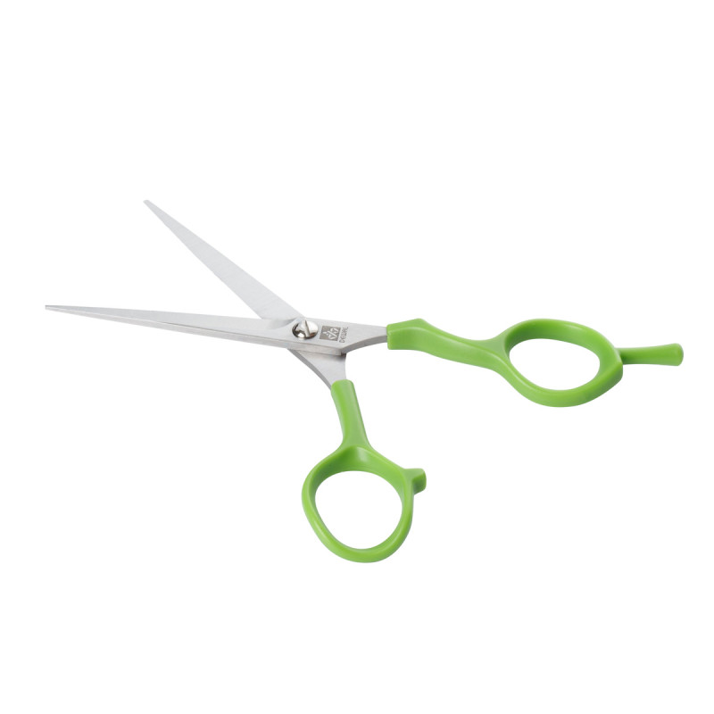 Парикмахерские ножницы прямые с микронасечками DEWAL EASY STEP 5.5", 9652V-GN-5.5