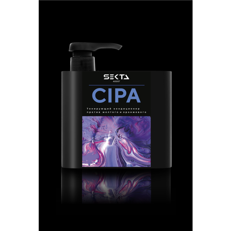 Hair Sekta Assist CIPA Conditioner кондиционер нейтрализующий теплые оттенки, 500 мл