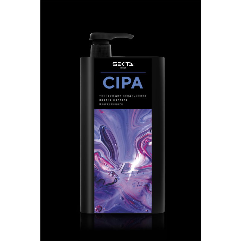 Hair Sekta Assist CIPA Conditioner кондиционер нейтрализующий теплые оттенки, 1000 мл
