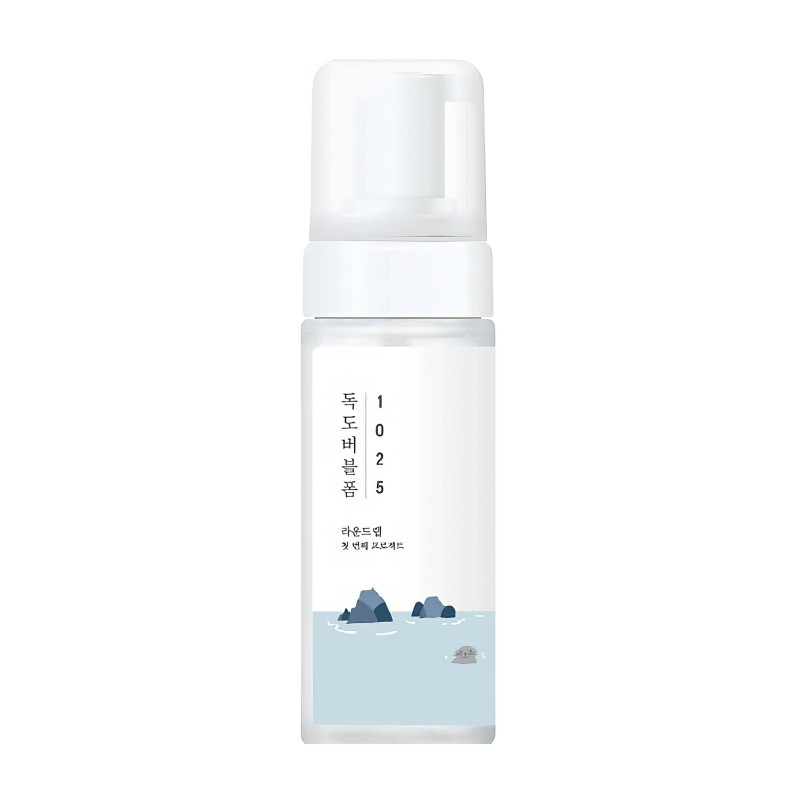 Пенка очищающая пузырьковая с морской водой/ Round Lab 1025 Dokdo Bubble Foam/ 150 ml