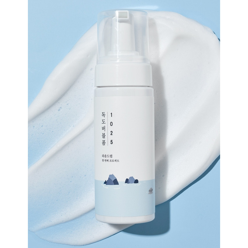 Пенка очищающая пузырьковая с морской водой/ Round Lab 1025 Dokdo Bubble Foam/ 150 ml