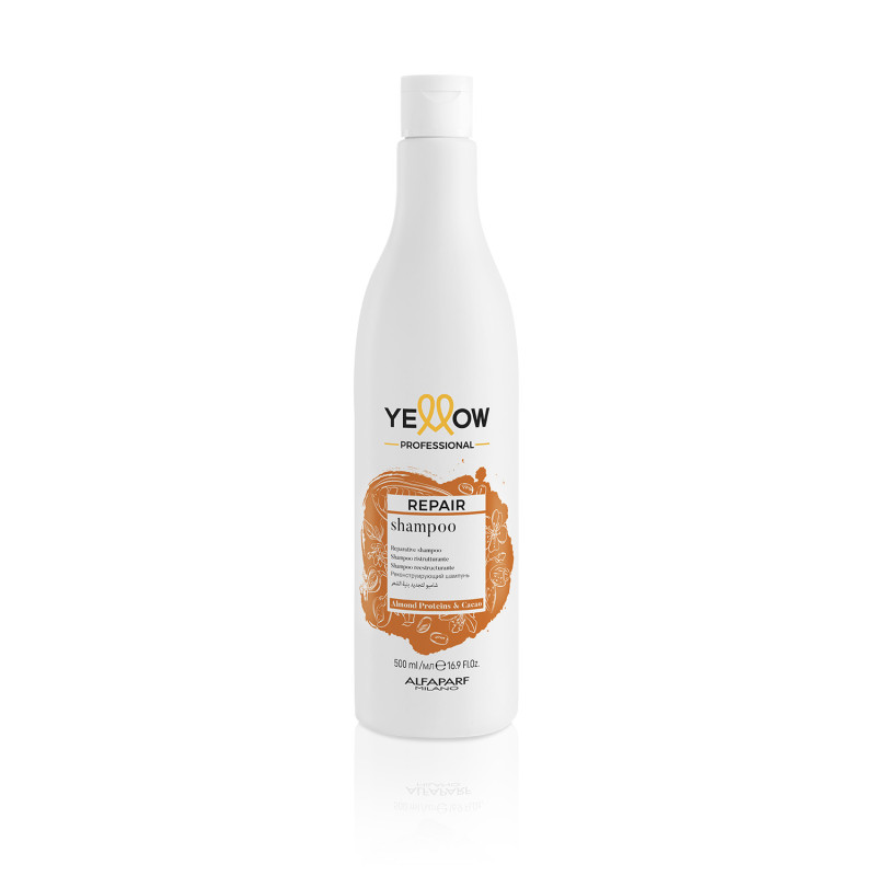 Шампунь реконструирующий для повреждённых волос YELLOW REPAIR SHAMPOO, 500 мл, 25551