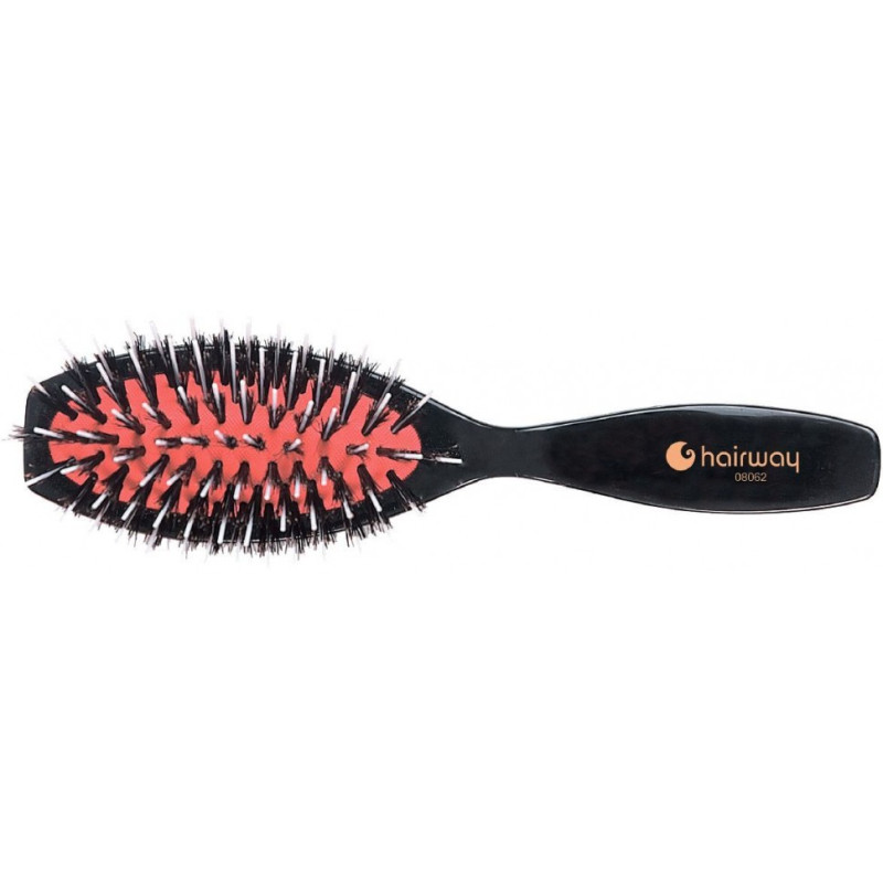 Щетка Hairway ECO Cherry массажная 7 рядная комбинированная