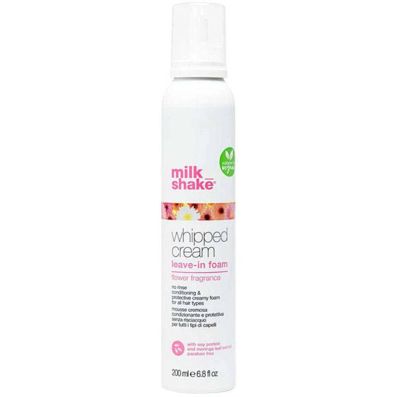 Milk Shake Whipped Cream Leave-In Foam Flower Fragrance пенка-кондиционер цветочная, 200 мл