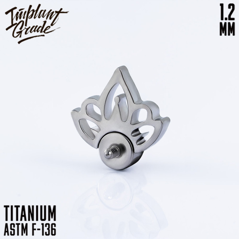 Накрутка Lilly 1.2 мм титан (для основ 1.2 мм, Прозрачный, Титан ASTM F-136)