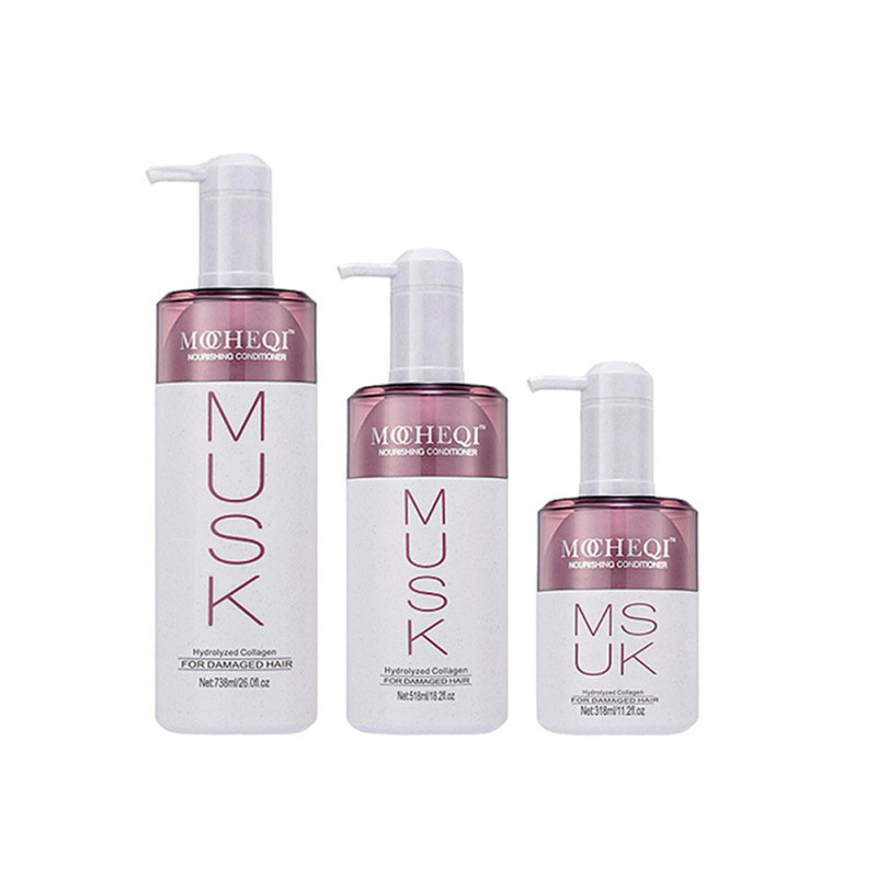 Mocheqi Musk Nourishing Conditioner кондиционер питательный с гидролизованным коллагеном, 518 мл