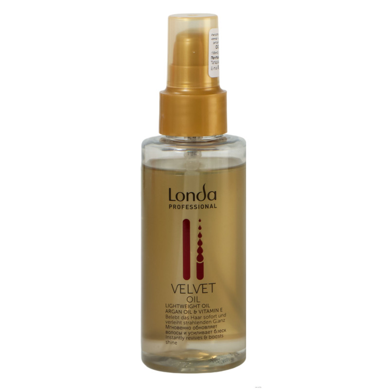 Londa Velvet Oil Lightweight Oil Аргановое масло для волос, 100 мл