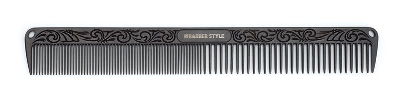 Расческа металлическая DEWAL BARBER STYLE, JF10215black