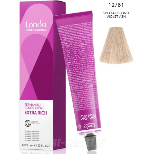 Стойкая крем-краска Londa Professional Special Blond 12/61, 60 мл