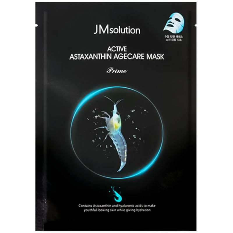 JMsolution Active Astaxantin Agecare Mask, маска тканевая антиоксидантная с астаксантином, 1 шт