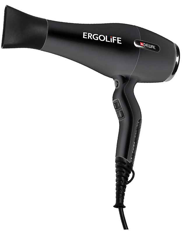 Фен DEWAL ErgoLife 2200 Вт, 03-001 Black