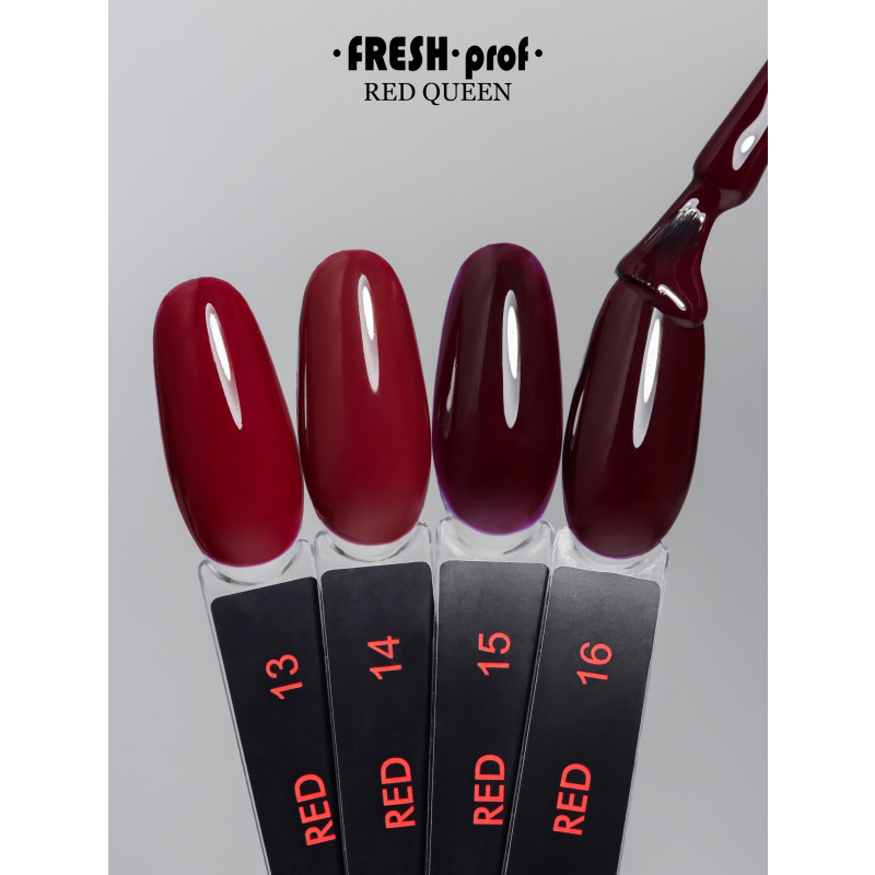 Гель-лак Fresh Prof Red №14, 10 мл