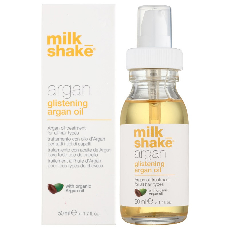 Масло Аргании для блеска и восстановления волос / Milk Shake Glistening Argan Oil / 50 мл