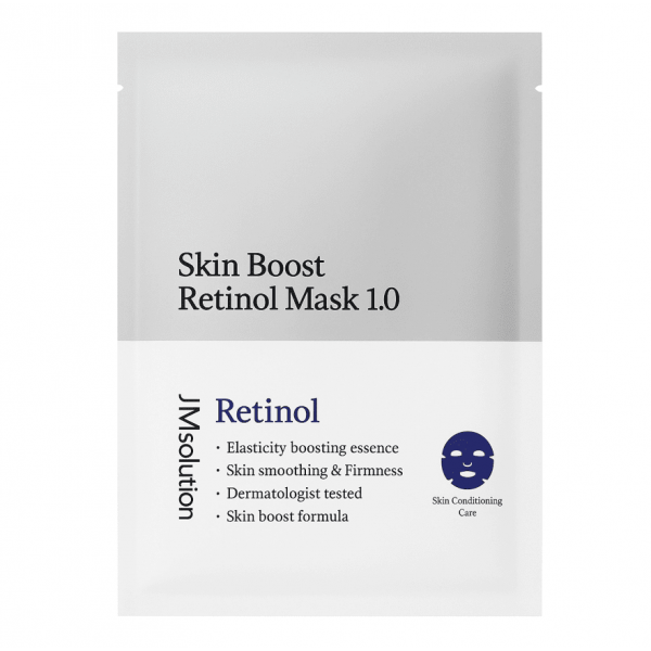 JMsolution Skin Boost Retinol Mask 1.0, маска-бустер тканевая с ретинолом, 1 шт