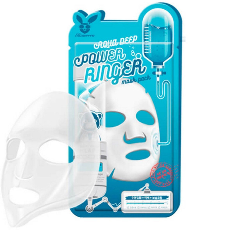 ELIZAVECCA Aqua Deep Power Ringer Mask, маска тканевая для сухой кожи, 23 мл