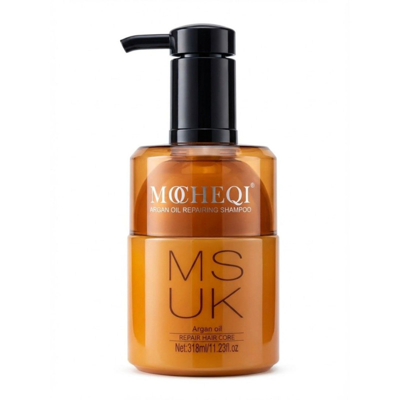 Mocheqi Musk Argan Oil Repairing Shampoo,шампунь реконструирующий с маслом арганы, 318 мл