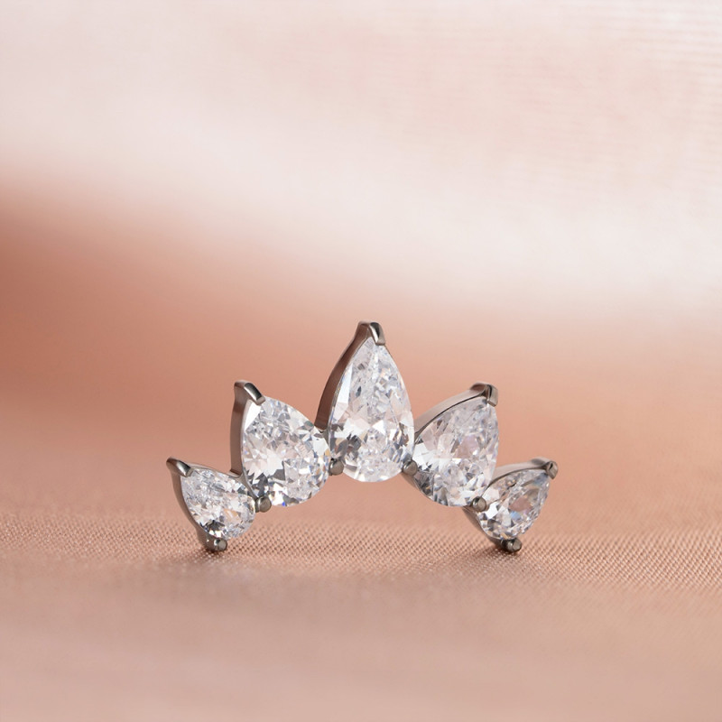 Накрутка Diadem 1.2 мм титан (для основ 1.2 мм, Прозрачный, Титан ASTM F-136