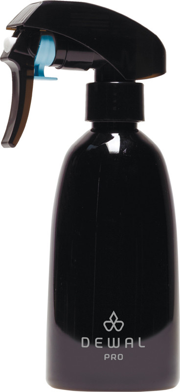 Распылитель-спрей DEWAL пластиковый чёрный с металлическим шариком, 250 мл