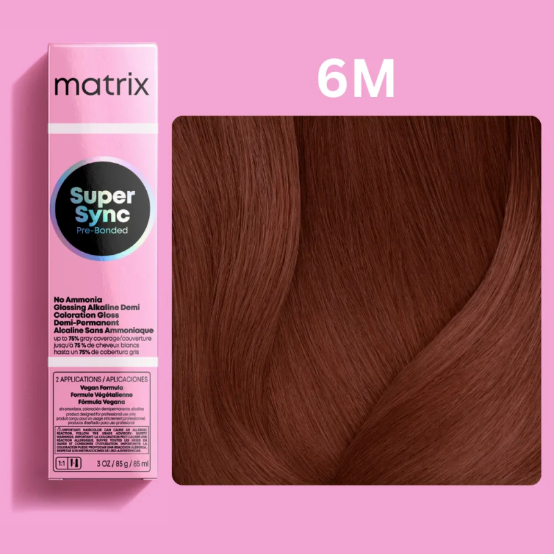 MATRIX Super Sync 6M Крем-краска тёмный блондин мокка, 90 мл MATRIX Super Sync 6M Крем-краска тёмный блондин мокка, 90 мл