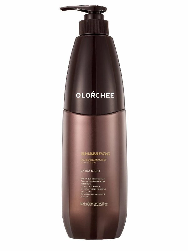 Olorchee Nourishing Moisture Shampoo шампунь с маслом Карите для поврежденных волос, 800 мл